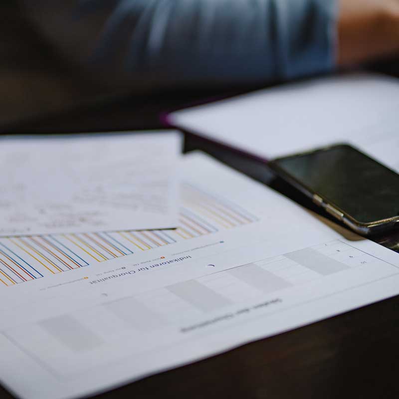 Unterlagen eines Coachings