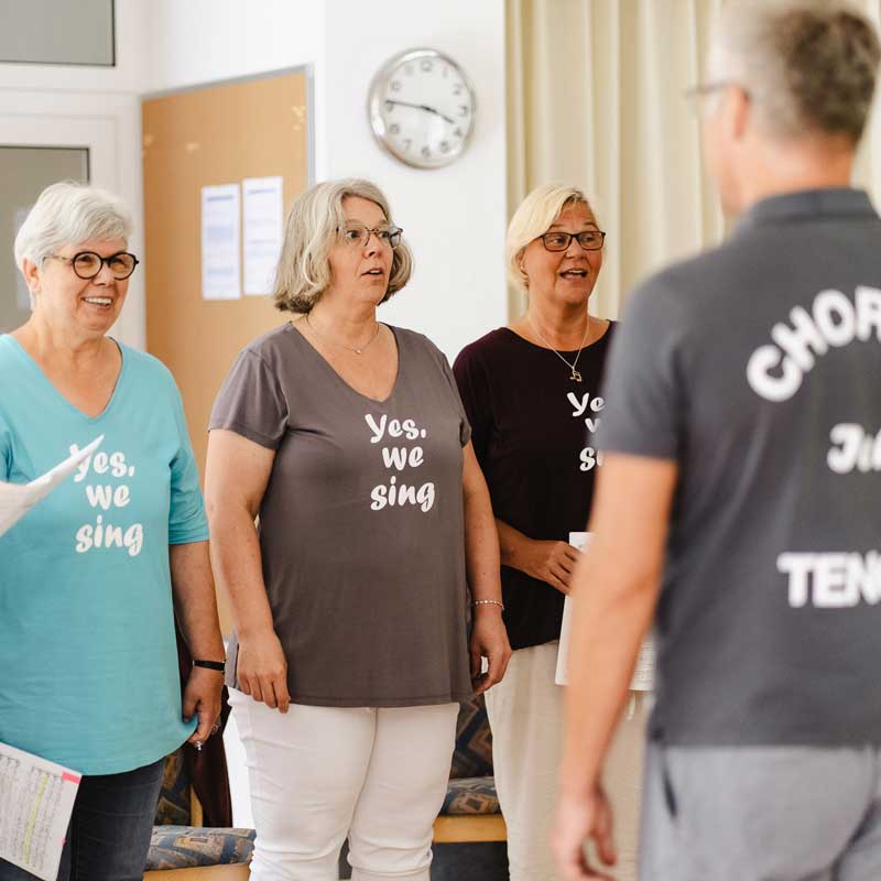 Wohlfühlen im Chor