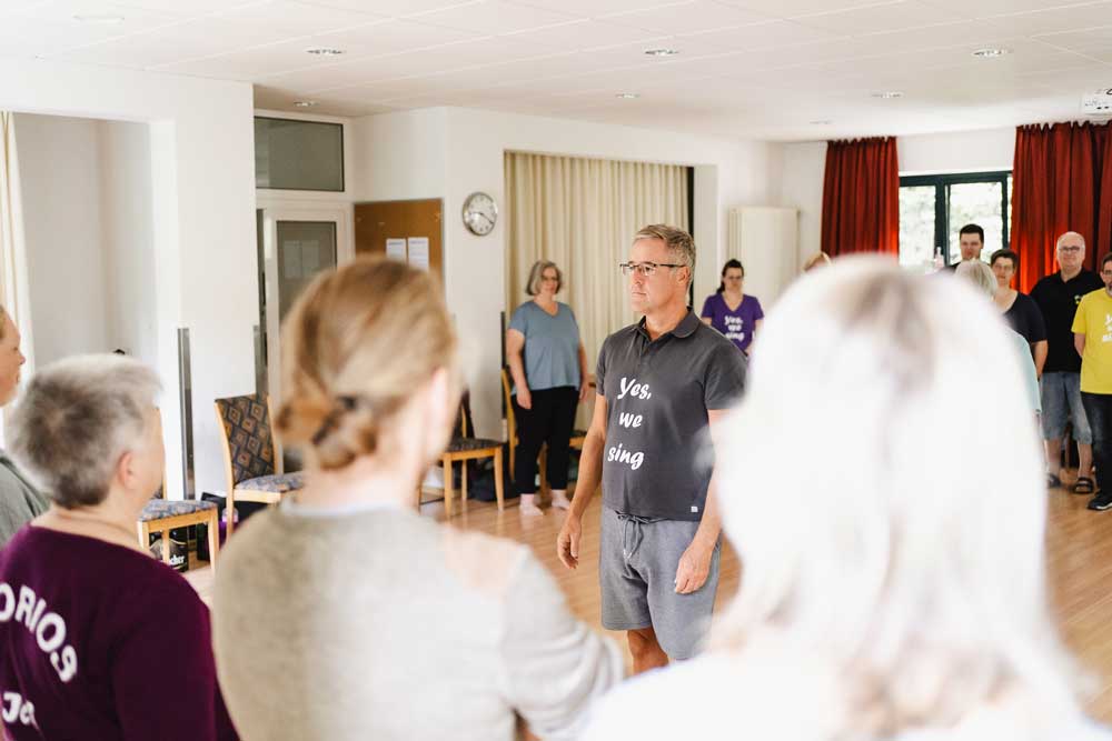 Übung im Chorworkshop